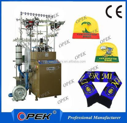 Máquina totalmente computarizada de Opek La última inversión para los fabricantes de gorras de punto