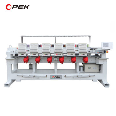 Opek 12/15 máquina de bordado con tapa de agujas y alta velocidad con área de bordado 450 * 400mm