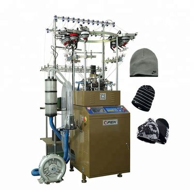 OPEK Máquina de hacer sombreros circulares Jacquard completamente computarizada El futuro de la fabricación de sombreros