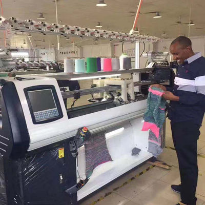 Máquina de tejido de alta velocidad de tipo económico de suéter de cardigan profesional para granjas