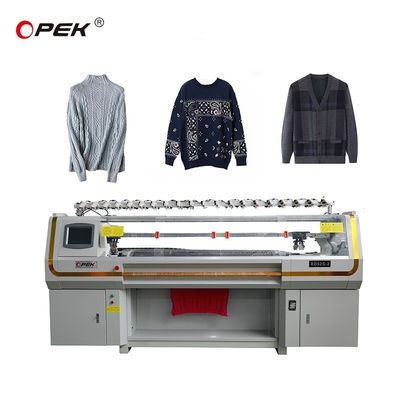 Más reciente 12 Gauge Jacquard Single Carriage máquina de tejido plana para el sistema Hengqiang