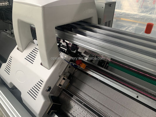 Más reciente 12 Gauge Jacquard Single Carriage máquina de tejido plana para el sistema Hengqiang