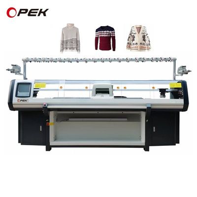 1.5W Gauge Sistema doble computarizado suéter máquina de punto plana