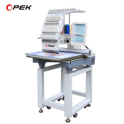 Opek Single Head 12/15 Agujas Capa de computadora Máquina de bordado casero para alfombras y jeans