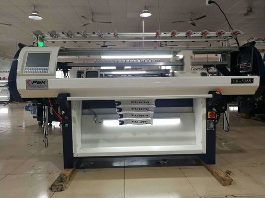 Máquina de tejer plana computarizada para suéter totalmente jacquard