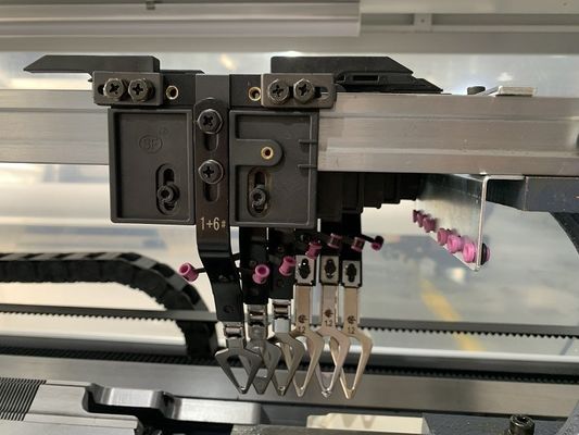 Máquina de tejer plana computarizada de doble sistema para suéteres totalmente jacquard