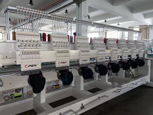 Venta al por menor Máquina de bordado multifunción de 6 cabezas y 15 agujas