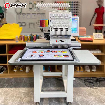 60*60 cm Mesa de trabajo Máquina de bordado por ordenador de alta velocidad con cabeza única con software Dahao