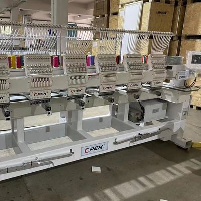 500*1200 Máquina de bordado comercial de tamaño de mesa de trabajo con funcionamiento computarizado