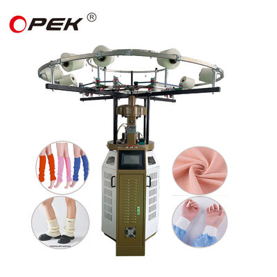 Máquina de tejido con manguito circular de estilo warp y calcetines de pila con velocidad de 200-550 rpm