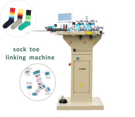 Máquina de calcetines de rendimiento con dedos cerrados y dos motores Opek ISO9001 CE certificado