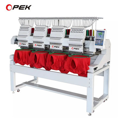 Opek 3 en 1 máquina de bordado 2 cabezas 390 KG La solución definitiva para el tejido de extremos