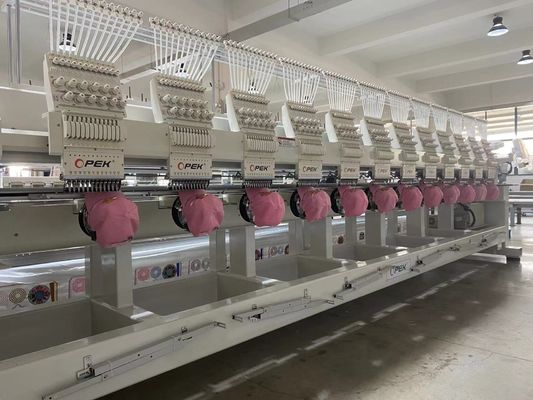 Opek 3 en 1 máquina de bordado 2 cabezas 390 KG La solución definitiva para el tejido de extremos