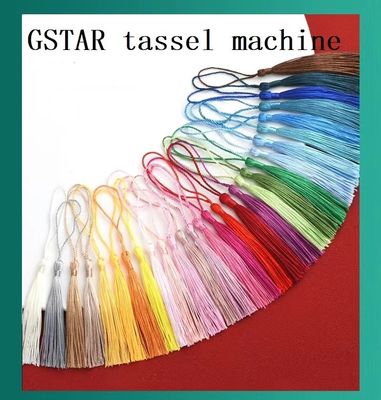 Máquina profesional de franjas de cachemira para la producción automática completa de pompom y tassel