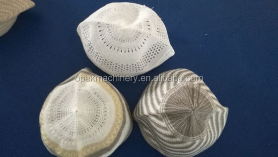 Máquina de tejido de tripa circular de Jacquard para el hogar Computarizado de tejido de gorras musulmanas