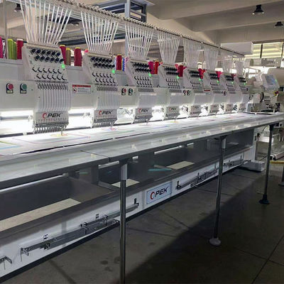 Opek 1520 Máquina de bordado plano de alta velocidad 900W Potencia y suministro universal incorporado