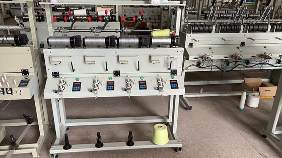 1100m/min Máquina de cuerda de cono a cono de alta velocidad Color blanco para una producción rápida