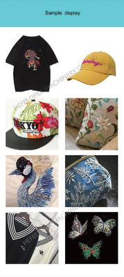 Máquina de bordado con cinta adhesiva para prendas de vestir y gorras Solución de bordado versátil