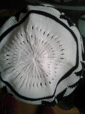 Máquina de tejido de sombrero musulmán totalmente de moda con 1 kW de potencia y función automática
