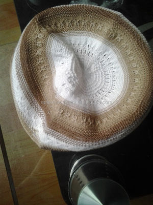 Máquina de tejido de sombrero musulmán totalmente de moda con 1 kW de potencia y función automática