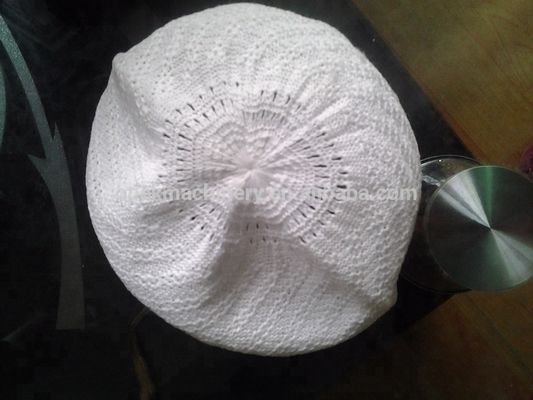 Máquina de tejido de gorro musulmán computarizado profesional para sombrero árabe