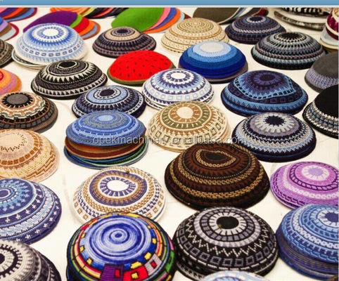 Mercado minorista Maquina de tejido de gorra musulmana árabe Diseño circular para minoristas
