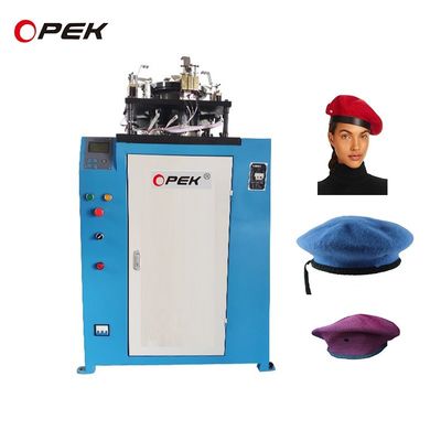Máquina de tejido de gorra de boina con lubricación automática y servomotor