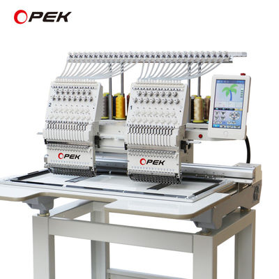 Lenguaje 14 Idiomas Soporte OPEK 12 15 Máquina de bordado de toallas de camisetas computarizada