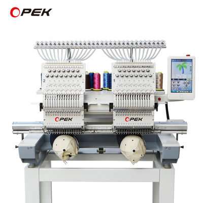 Lenguaje 14 Idiomas Soporte OPEK 12 15 Máquina de bordado de toallas de camisetas computarizada