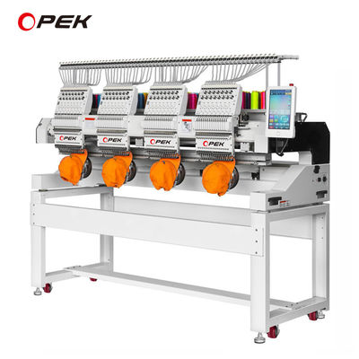 400*440 mm Área de bordado Máquina de bordado industrial de 4 cabezas con gancho rotativo KOBAN