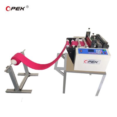 Tipo de corte Máquina de corte de tejidos de punto de operación automática para sombreros de costilla 0,9 Kw