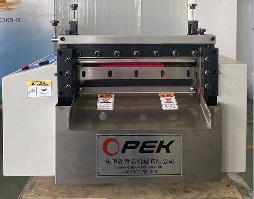 Tipo de corte Máquina de corte de tejidos de punto de operación automática para sombreros de costilla 0,9 Kw