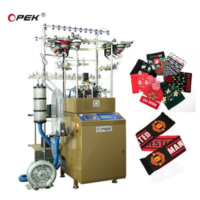OPEK365 Máquina de tejer chaqueta y bufanda Jacquard computarizada 2 Sistema 8GG Gauge