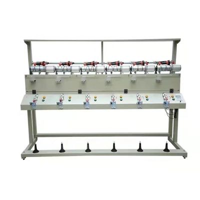 12 cabezas Máquina automática de enrollamiento de hilos Enrollamiento de chenille con 0,80*0,80*1,20m Tamaño