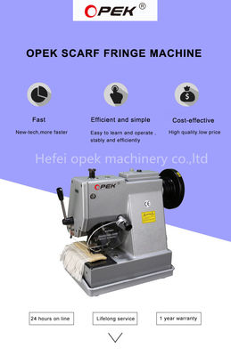 W Green Tassel Finger Making Machine La solución perfecta para la producción de las franjas de bufanda