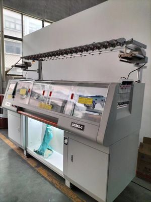 Tres sistemas Hengqiang máquina de punto para la fabricación de zapatos 72 pulgadas de ancho de punto