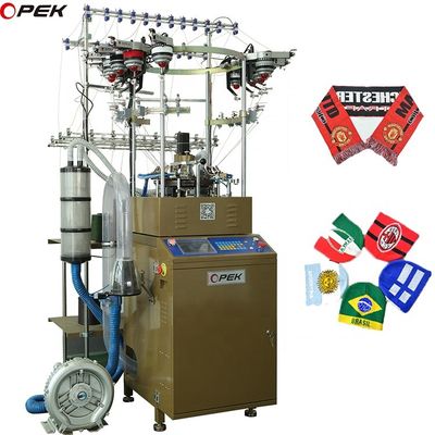 1KW Máquina de tejido de sombreros y bufandas Jacquard completamente computarizada para sombreros de punto