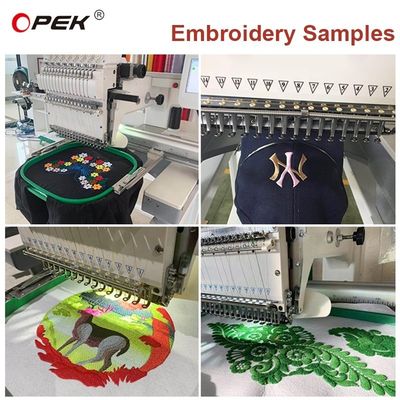 4 Cabeza 3 2 Cabeza única Máquina de bordado de gorras computarizada con cambio de color automático