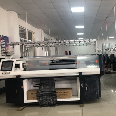 Máquina de tejido plana de suéter completamente informatizado de moda multi-gauge para multi-gauge