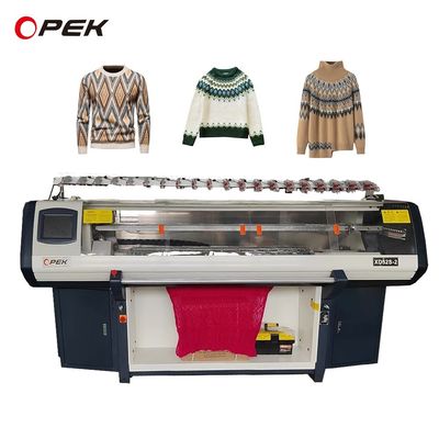 80 pulgadas 1 1 Máquina informática de tejido de cuello plano y manguito de doble transporte para productos