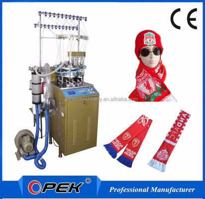 9 pulgadas de ancho de tejido OPEK bufanda Tassel Fringe máquina de fabricación para la producción de bufanda