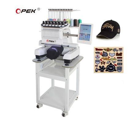 500*1200 Tamaño de la mesa de trabajo Máquina de bordado computarizada totalmente automática con velocidad máxima de 1200 RPM