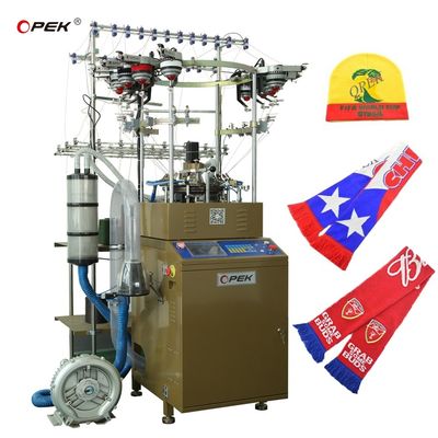 Máquina de tejido de bufanda de alta velocidad con aprobación CE ETL y función Jacquard de la OPEC