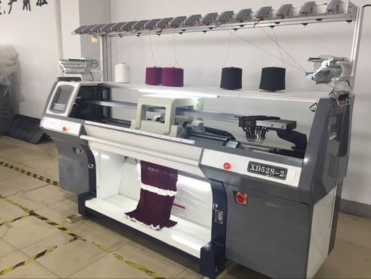 7 GG Sistema de cuello de 72'' Máquina de punto de cama plana de computadora para fabricantes de prendas de punto